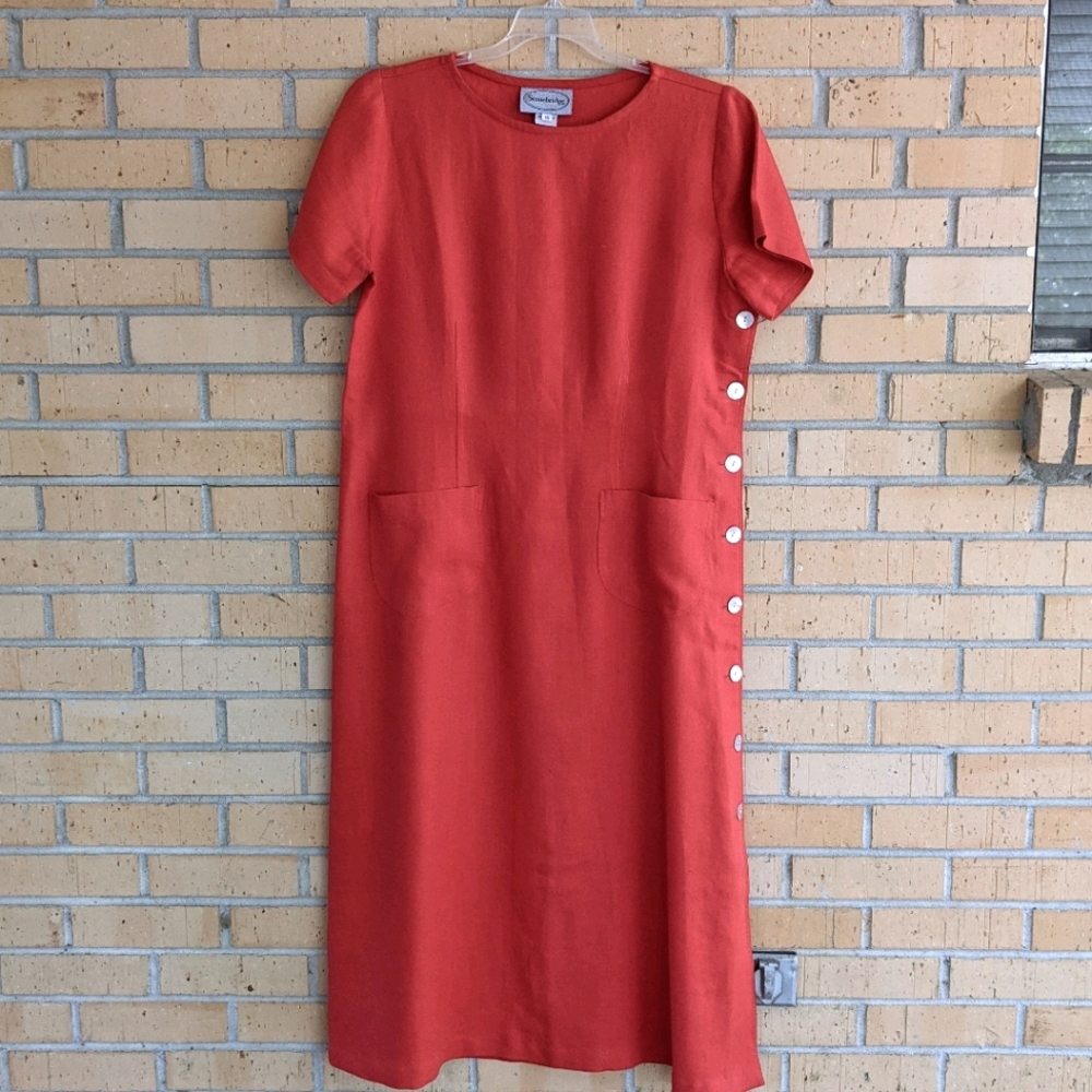 Stonebridge Linen Maxi Dress - 14